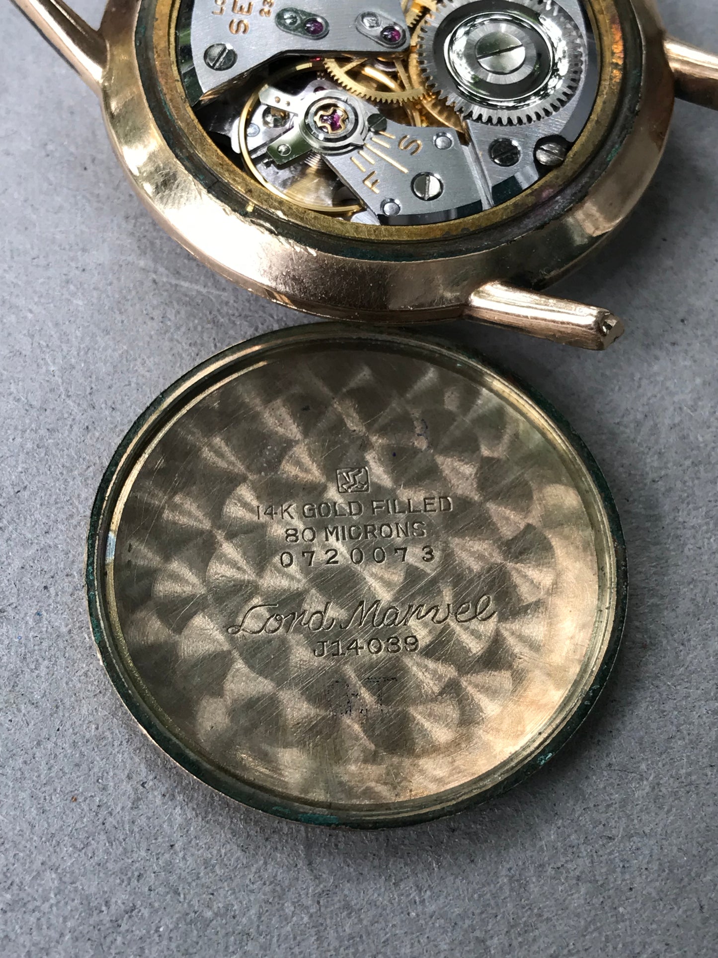 Seiko Lord Marvel Carved Logo